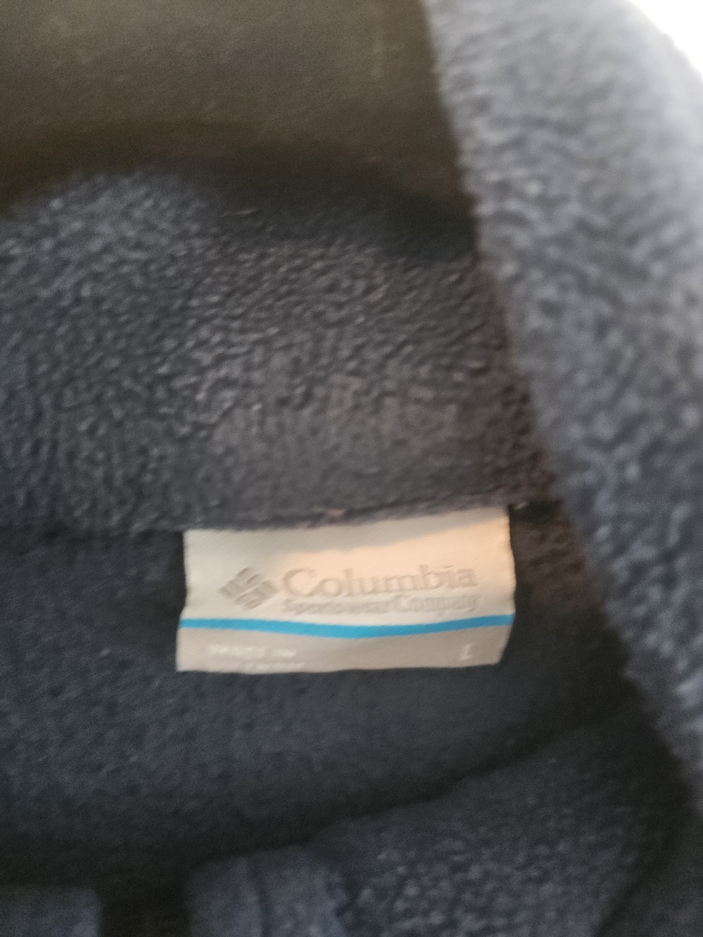 Columbia Navy Blue Fleece Jacket